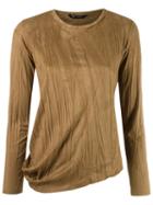 Uma Raquel Davidowicz Top Abril, Women's, Size: Medium, Brown, Polyester/spandex/elastane