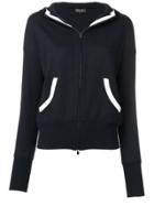 Loro Piana Contrast Details Zipped Hoodie - Blue