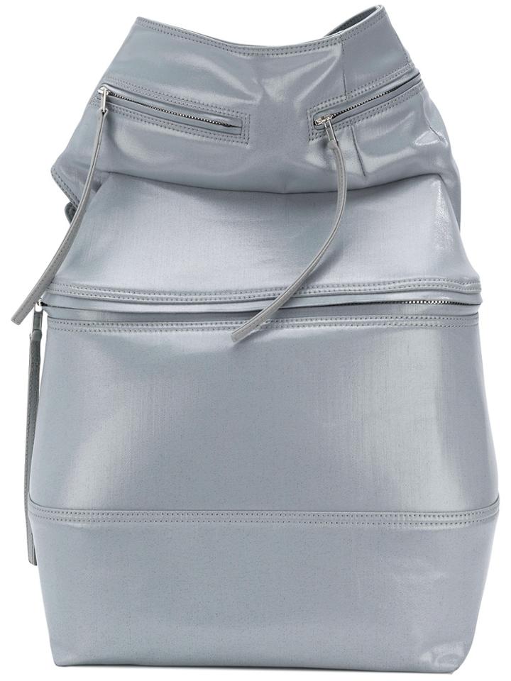 Rick Owens Double Cargo Backpack - Blue