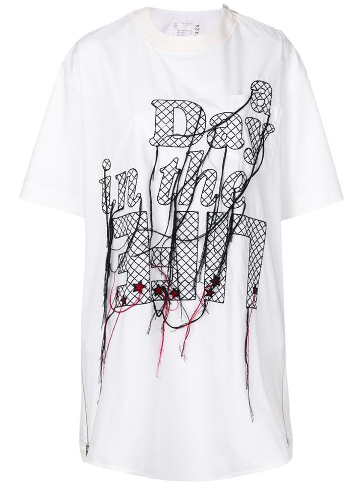 Sacai A Day In The Life T-shirt - White