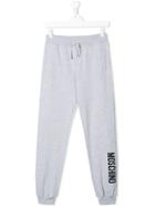 Moschino Kids Logo Track Trousers - Grey