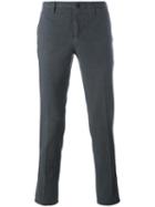 Incotex Slim-fit Trousers, Men's, Size: 46, Grey, Cotton/spandex/elastane