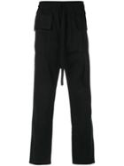 Damir Doma Drop-crotch Cargo Trousers - Black