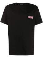 Paterson. Geometric Print T-shirt - Black