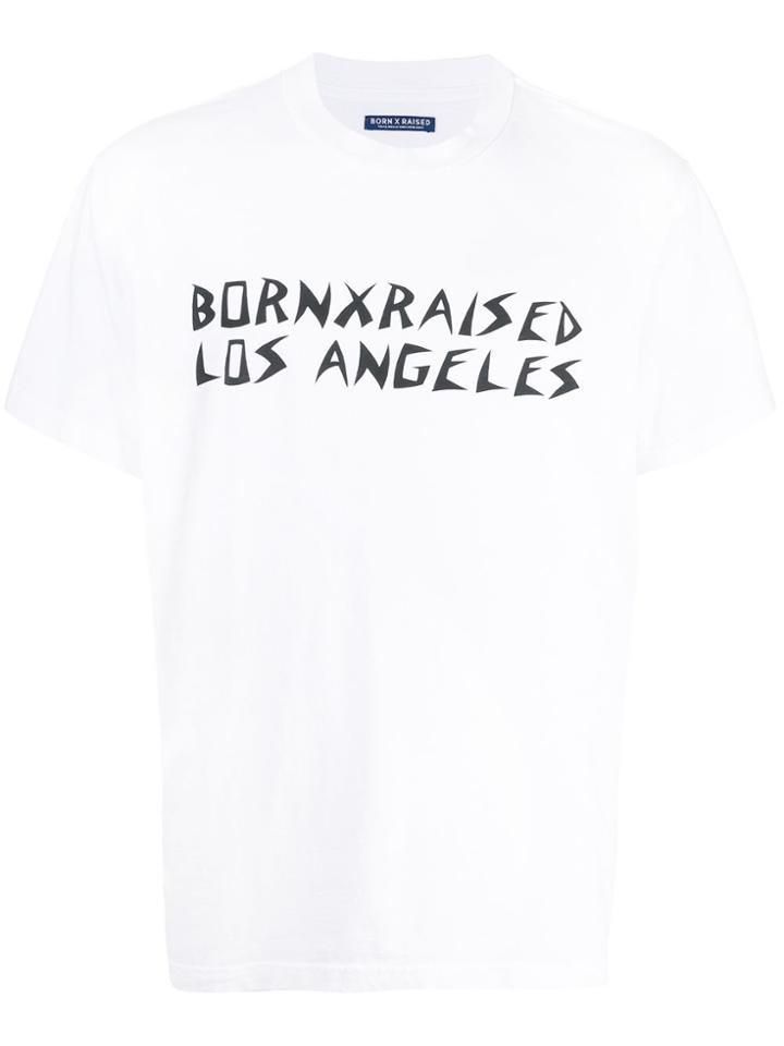 Bornxraised Logo Stamp T-shirt - White