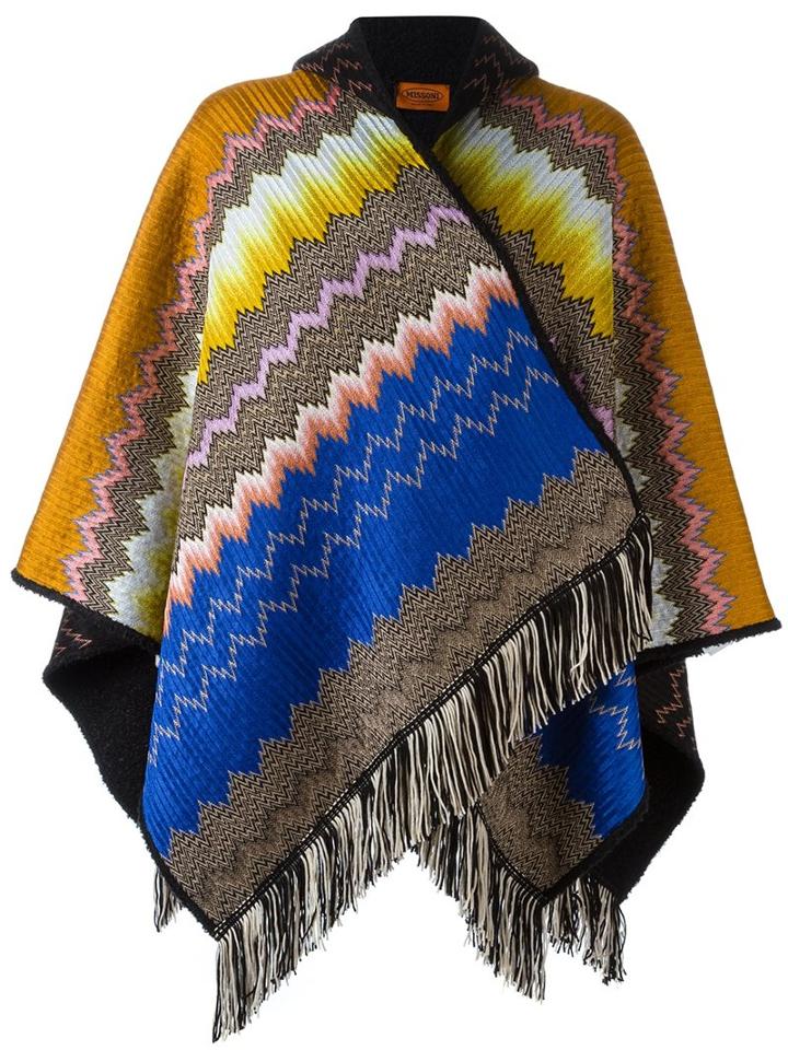 Missoni Reversible Hooded Poncho