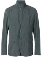 Herno Buttoned High Neck Jacket - Grey