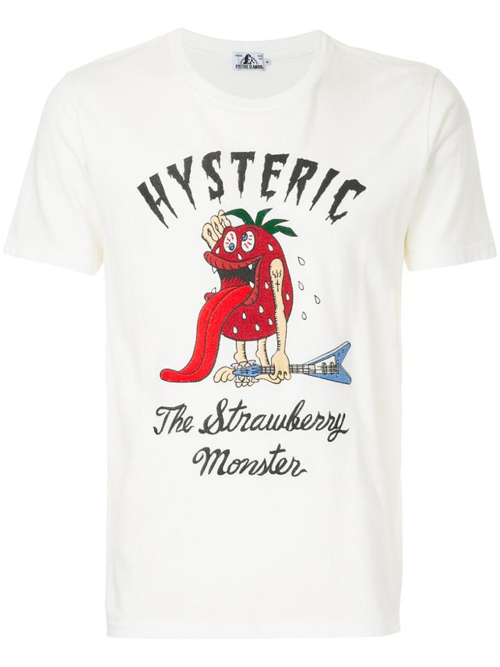 Hysteric Glamour The Strawberry Monster T-shirt - White