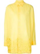 Junya Watanabe Comme Des Garçons Floral Embroidered Shirt