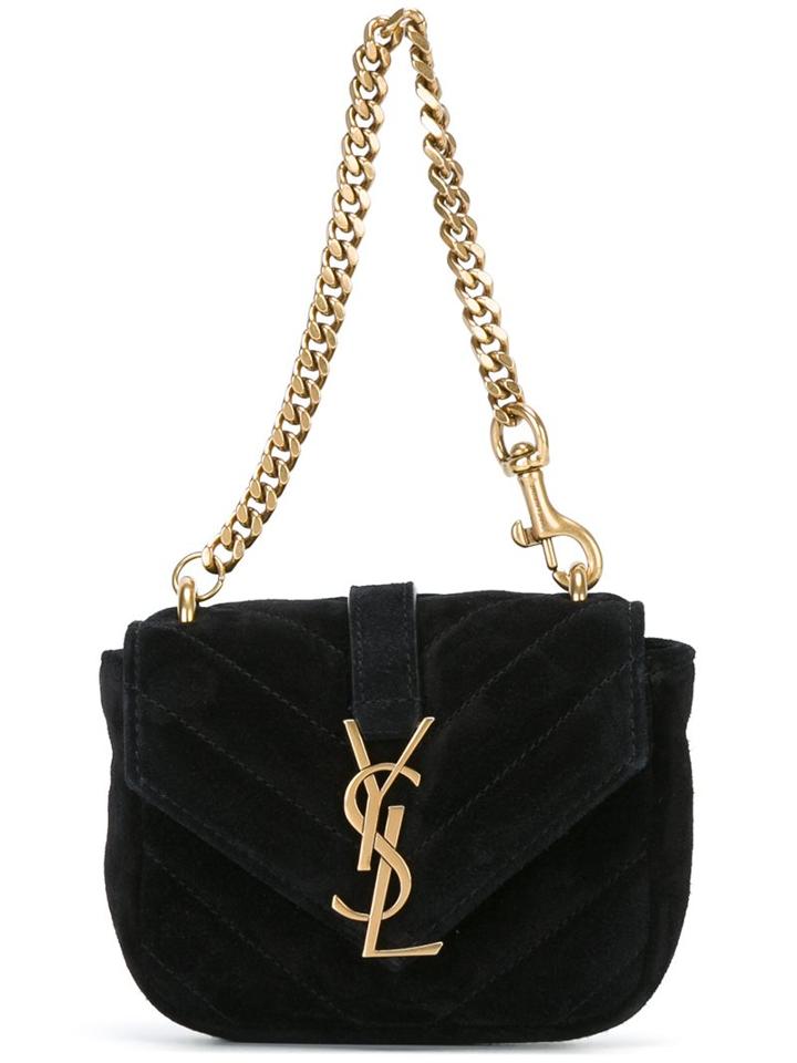 Saint Laurent Mini 'college' Bag, Women's, Black