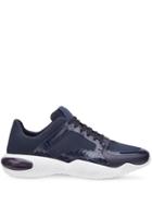 Fendi Ff Lace-up Sneakers - Blue