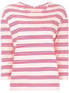 Chinti & Parker Striped Fitted Sweater - Pink