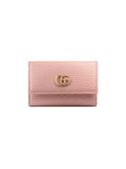Gucci Gg Marmont Leather Key Case - Pink