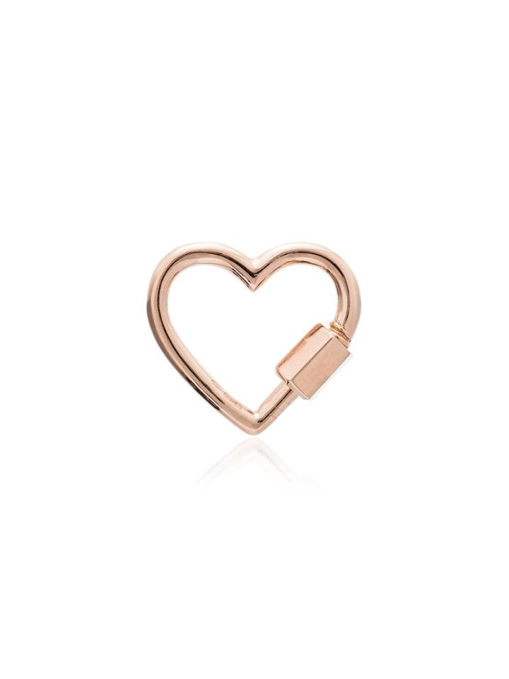 Marla Aaron Marla Chrm 14k Bby Hrt Lck - Metallic