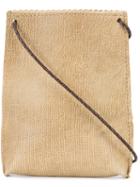 B May - Textured Cross Body Bag - Women - Goat Skin - One Size, Women's, Brown, Goat Skin