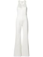 Galvan - Wide Leg Jumpsuit - Women - Polyamide/spandex/elastane/viscose - 38, White, Polyamide/spandex/elastane/viscose