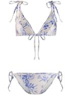 Zimmermann Floral Printed Bikini Set - White