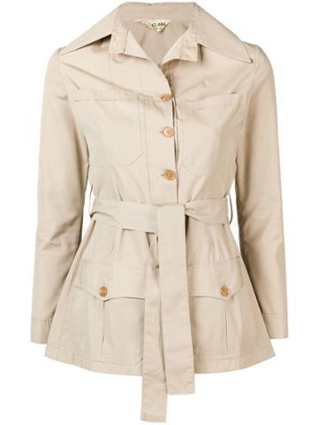 Ossie Clark Vintage 1968 Safari Jacket - Nude & Neutrals