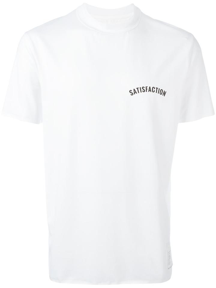 Satisfy Satisfaction T-shirt, Men's, Size: 1, White, Cotton/polyester/spandex/elastane