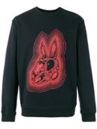 Mcq Alexander Mcqueen - Bunny Be Here Now Sweatshirt - Men - Cotton - L, Black, Cotton
