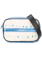Undercover Heart Gathered Belt Bag - White