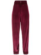 Lilly Sarti Velvet Trousers - Red