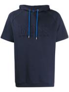 Boss Hugo Boss Short Sleeved Hoodie - Blue