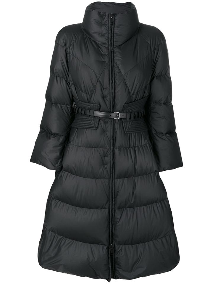 Ermanno Scervino Flared Style Padded Coat - Grey