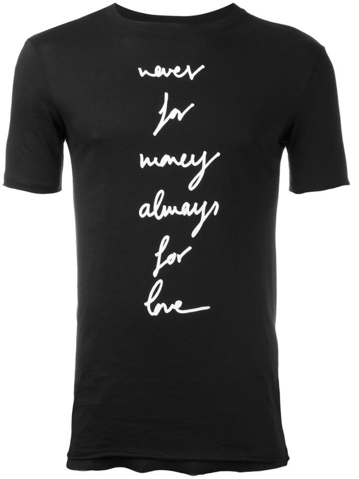 Damir Doma - Printed T-shirt - Men - Cotton - S, Black, Cotton
