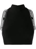 Opening Ceremony Fitted Crop Top - Black