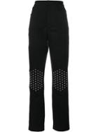 J.w.anderson Rounded Stud Knee Jeans, Women's, Size: 6, Black, Cotton/polyamide/polyurethane