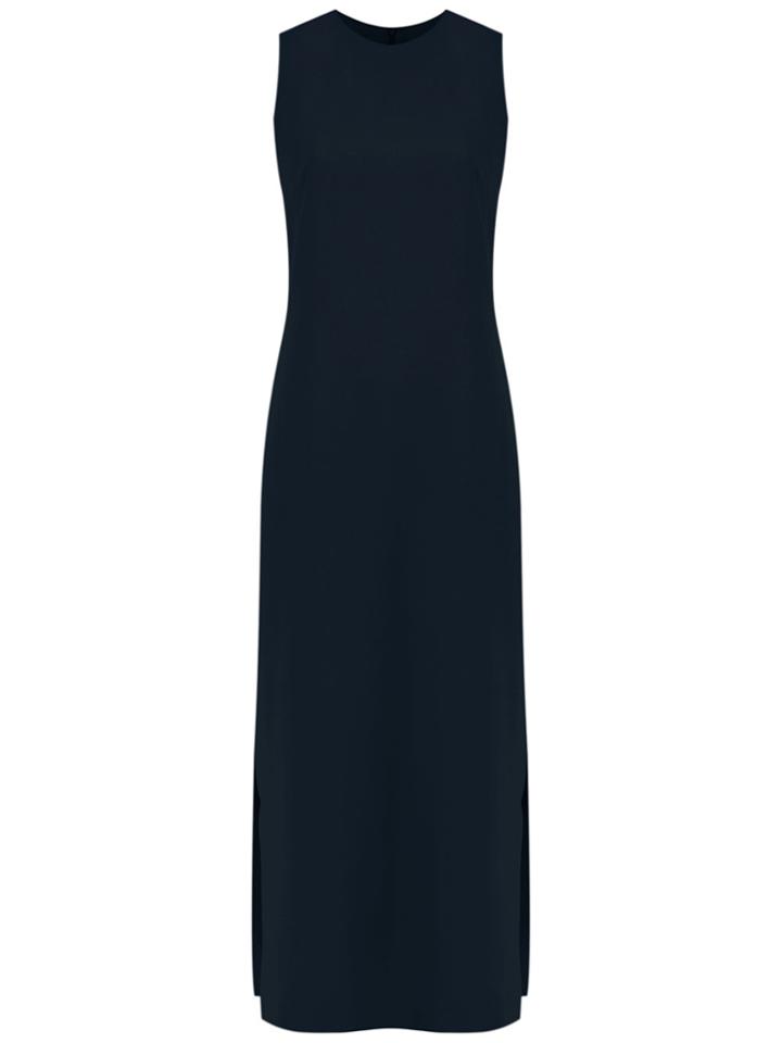 Egrey Sleeveless Crepe Dress - Blue