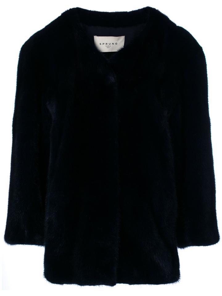 Sprung Frères Classic Style Jacket - Blue