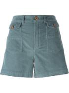 See By Chloé Pocketed Corduroy Effect Shorts
