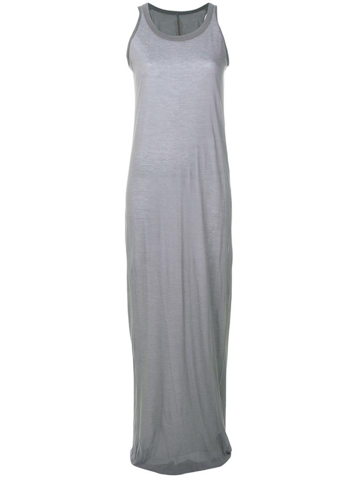 Rick Owens Sheer Maxi Dress - Grey