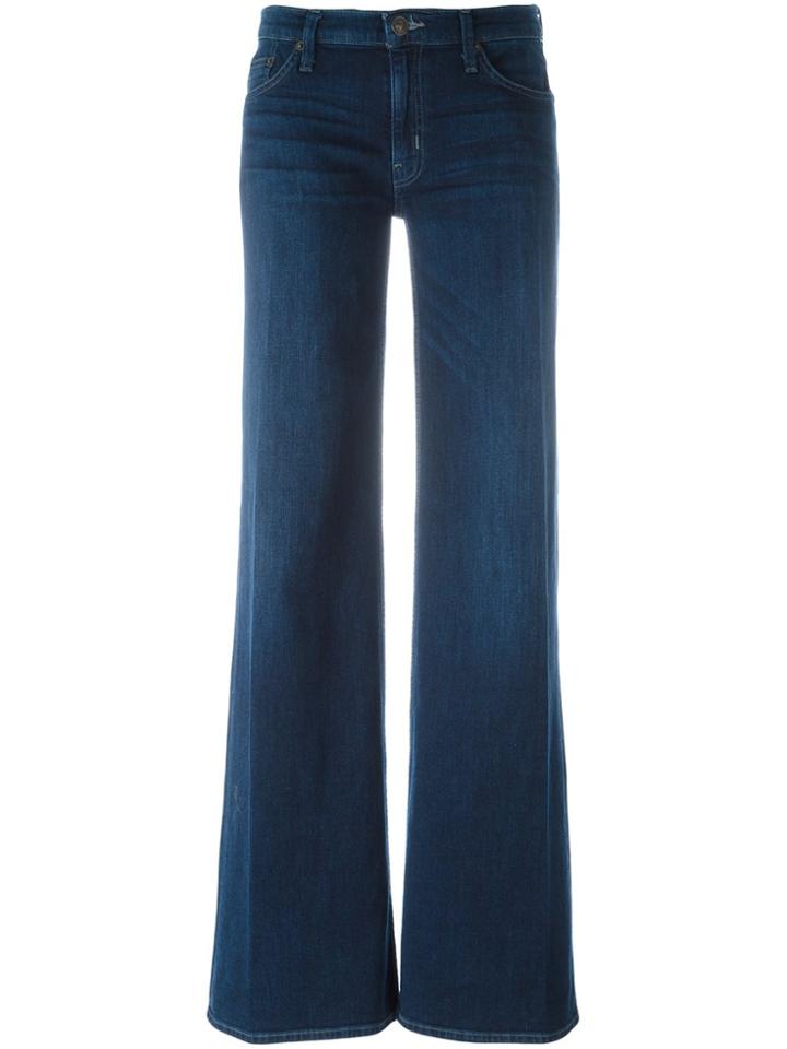 Hudson Flared Trousers - Blue