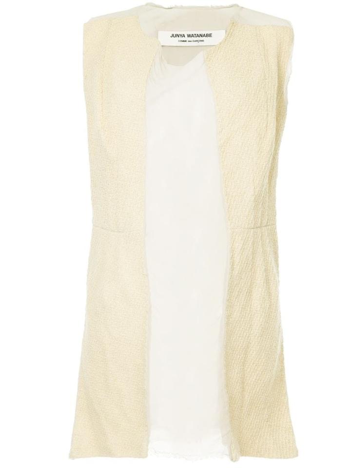 Junya Watanabe Comme Des Garçons Pre-owned Sheer Mini Dress - Neutrals
