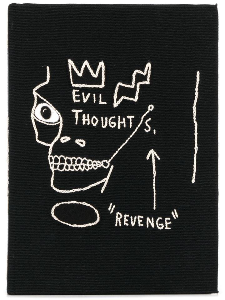 Olympia Le-tan Basquiat Revenge Book Clutch - Black