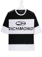 John Richmond Junior Richmond Colourblock Tee - Black