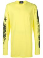 Stone Island Shadow Project Graphic Print Long Sleeve Top - Yellow &