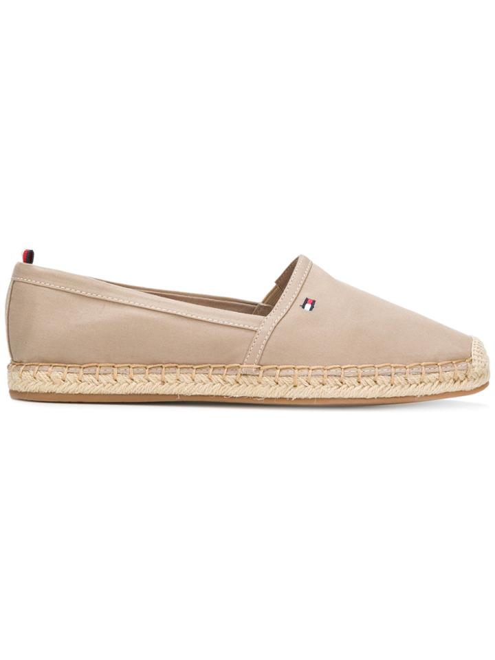Tommy Hilfiger Logo Espadrilles - Brown