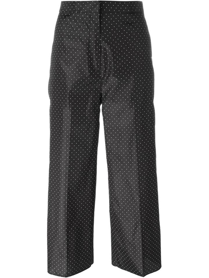 Rochas Dotted Cropped Trousers