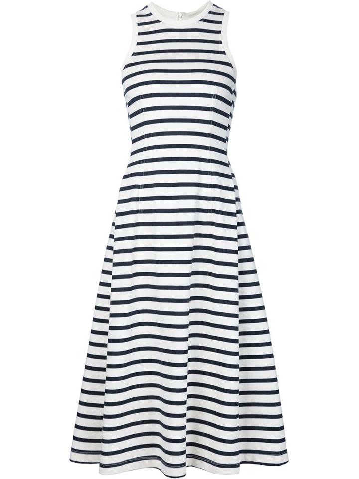 T By Alexander Wang Striped A-line Dress