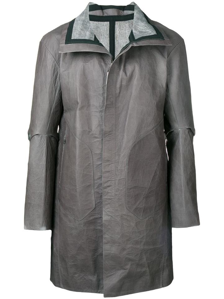Isaac Sellam Experience Stand Up Collar Jacket - Grey