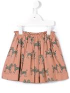 Anne Kurris - 'trixy' Paris Poodle Skirt - Kids - Linen/flax/rayon - 4 Yrs, Pink/purple