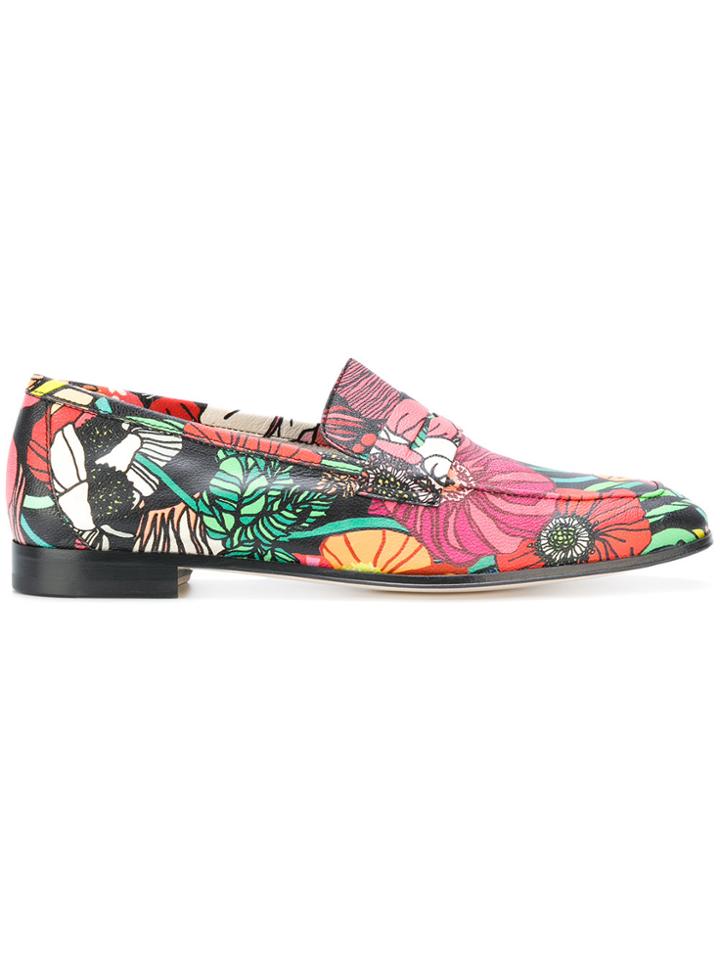 Paul Smith Floral Print Loafers - Multicolour