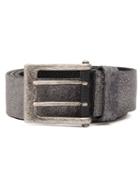 Ivo Scunzani Buckle Belt, Men's, Size: Medium, Grey, Toad Skin