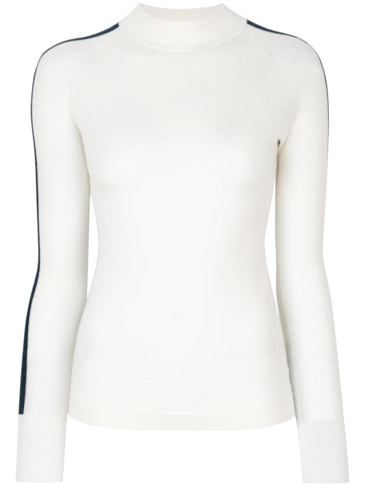 N.peal Base Layer Turtle Neck Top - White
