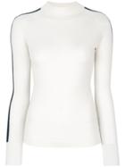 N.peal Base Layer Turtle Neck Top - White