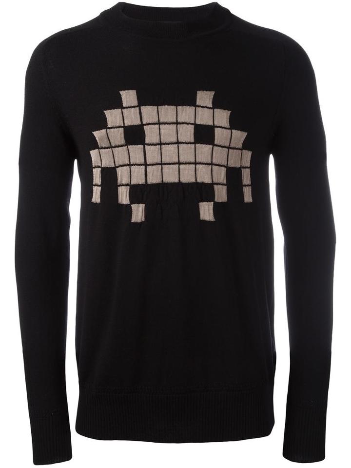 Tom Rebl 'arcade' Jumper, Men's, Size: Small, Black, Viscose/virgin Wool